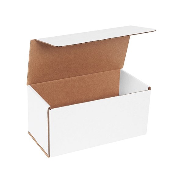 Bsc Preferred 10 x 5 x 5'' White Corrugated Mailers, 50PK BUY00017137 - main